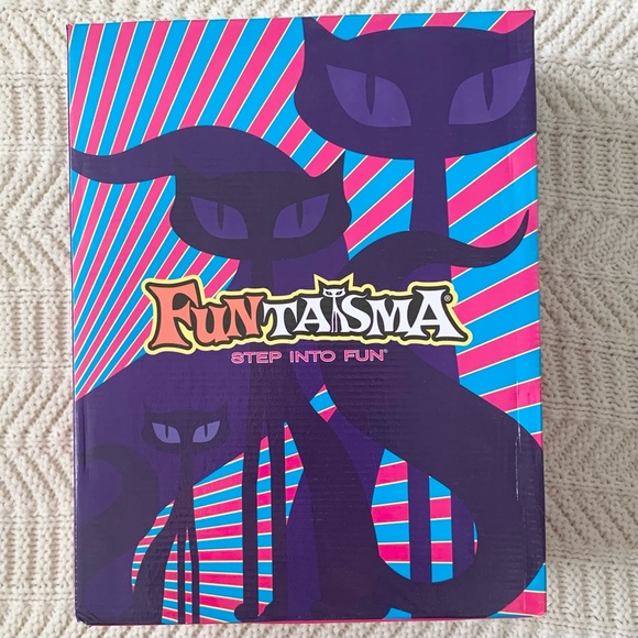 Funtasma Costume Boots Black Heels Buckle Straps - Picture 6 of 6